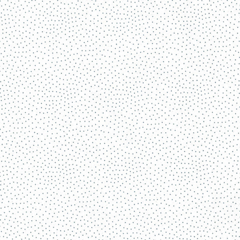 Westfalenstoffe Capri "Pünktchen weiß/mattblau"