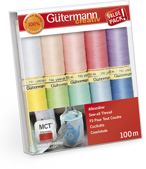 Gütermann Nähfaden-Set Allesnäher "Pastell"