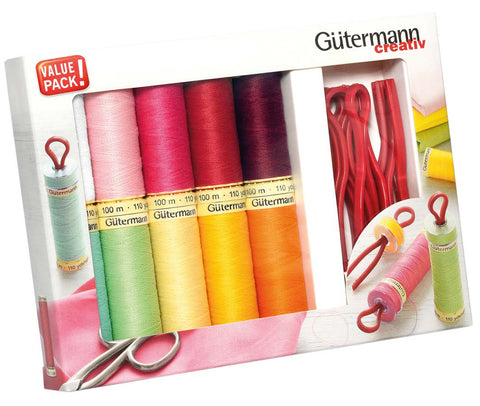 Gütermann Nähfaden-Set, inkl. Spulenclips