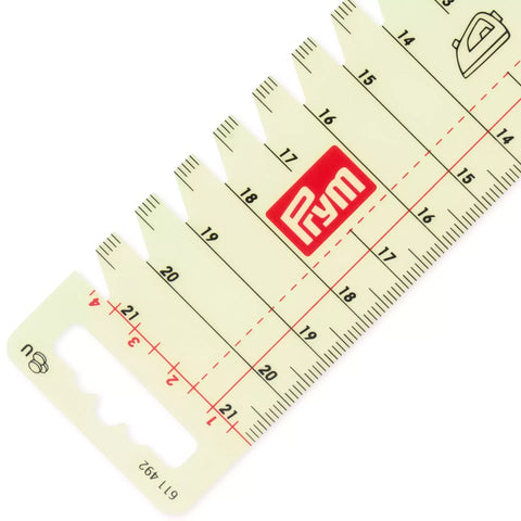 Prym Bügelhandmaß transparent