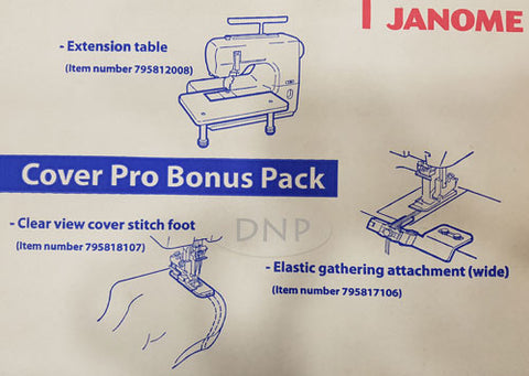 Janome CoverPro 2000 CPX inkl. Bonus Kit