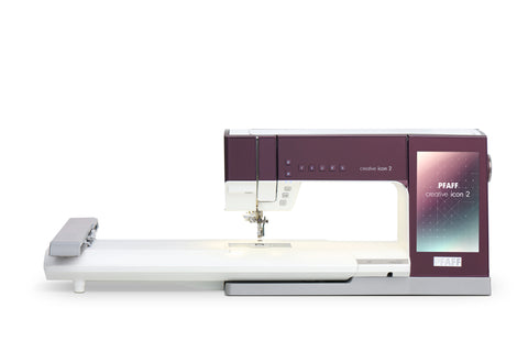 Pfaff creative icon 2 mit Stickeinheit Front