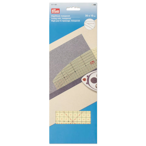 Prym Bügellineal transparent 30x10cm