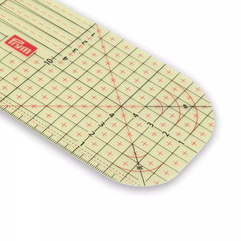 Prym Bügellineal transparent 30x10cm