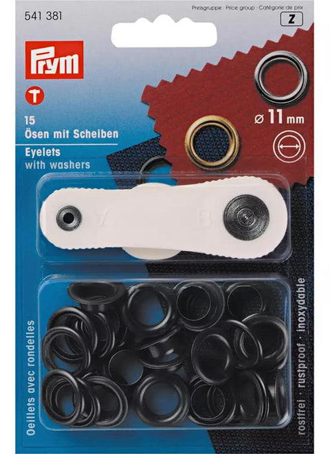 Prym Ösen 11mm brüniert