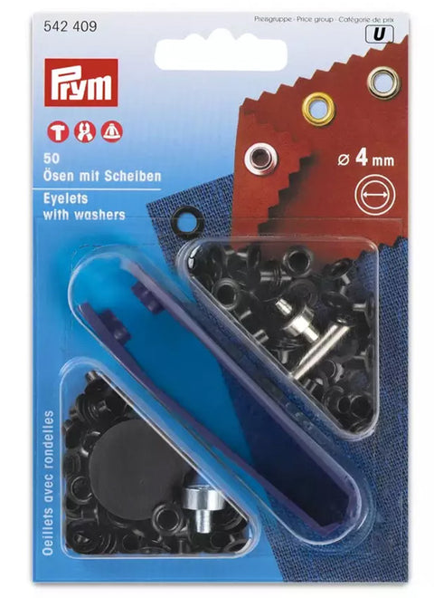 Prym Ösen 4mm brüniert