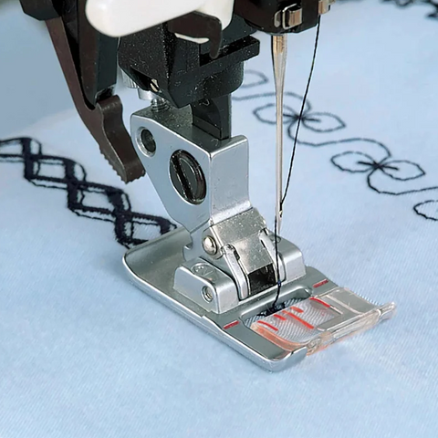 PFAFF Zierstichfuß ohne IDT System