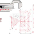 PFAFF Zirkellineal