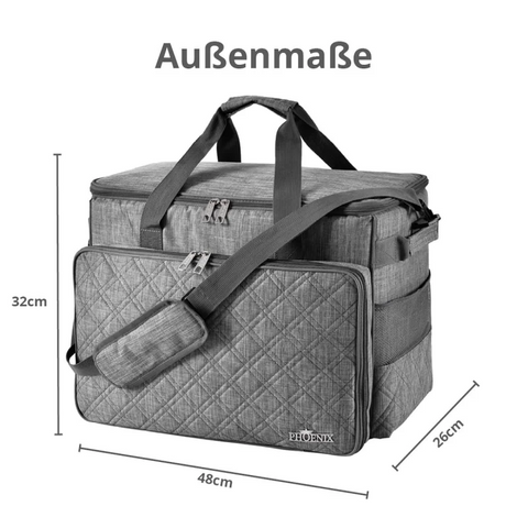 Nähmaschinentasche grau