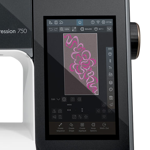 PFAFF expression creative 750 Näh- und Stickmaschine